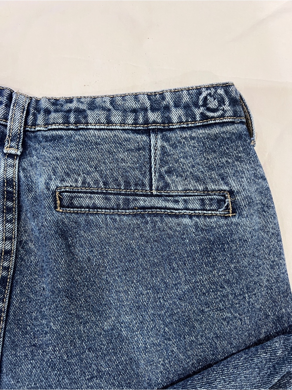 PTCL Ethical Clothing Jeans Size 30 Acid Wash Barrel Tapered Ankle Slit Denim - Picture 11 of 13